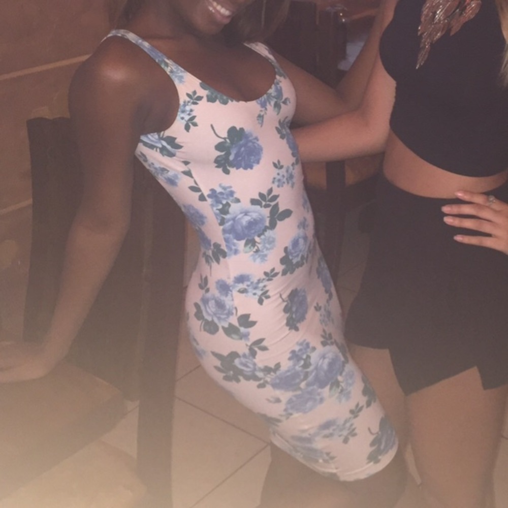 American Apparel Floral Print Dress